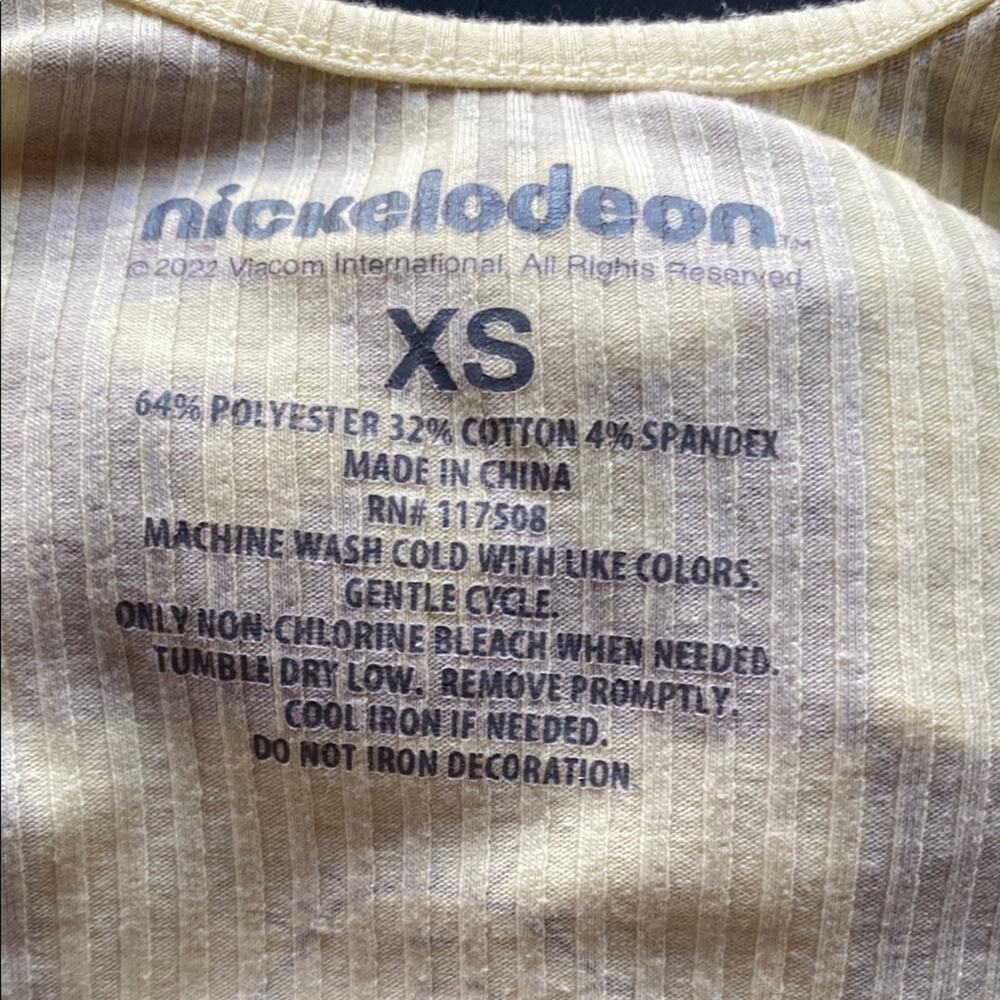 Nickelodeon Rugrats Purple Ribbed Ruched Tank Top - Picture 2 of 5